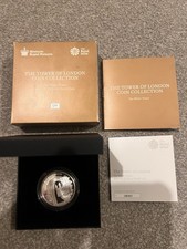 2020 Silver £5 Five Pound Coin Tower Of London Coin The White Tower Cased & COA