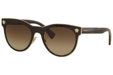 Versace Medusa-Charm VE2198 VE/2198 1252/13 Dark Havana Square Sunglasses 54mm