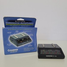 Sabine STX-1100 Guitar All Instrument & Voice Chromatic Auto Tuner, Tested, Box