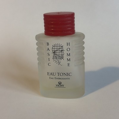 VICHY BASIC HOMME EAU TONIC MINIATUR PARFUMFLAKON, 7,5 ml, leer 