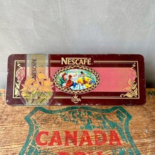 Vintage NESCAF&Eacute; Tin Can Nescaf&eacute; Retro Tin Can