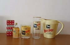 Mignon White Horse Whisky plus 2 bicchieri e water jug