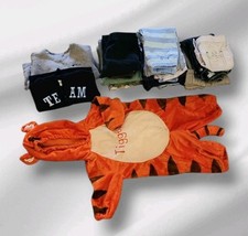 18 Pc 6-9 month boy Joggers/sweater/jacket/jeans And A Tigger Costume Lot1A