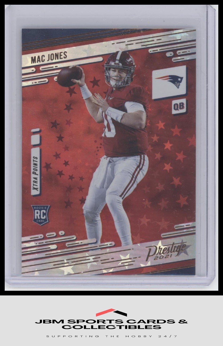 2021 Panini Prestige #205 Mac Jones Xtra Points Astral RC