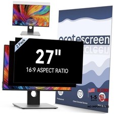  2 Pack Computer Privacy Screen 27 Inch for 16:9 Widescreen Monitor,