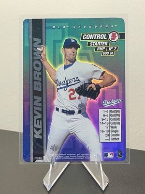  1st Edition FOIL Kevin Brown  2000 MLB Showdown
