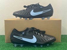 5 Men/6.5 Women - Nike Tiempo Legend 10 Elite FG Black Shadow Pack Soccer Cleats