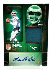Randall Cunningham 2025 Panini Silhouette NFL Relics Patch Auto /99 NRA-RCM