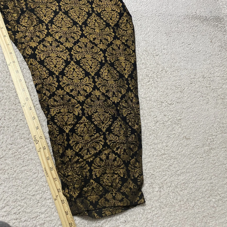 Nuevo con etiquetas Mono Antiguo Azul Marino Para Mujer 2XL Negro Dorado Sin Mangas Bolsillos Geométricos Nuevo Foto 2 de 4