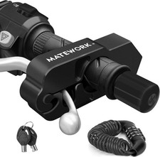 Motorcycle Lock anti Theft Heavy Duty, Motorcycle Handlebar  Brake Lock with He