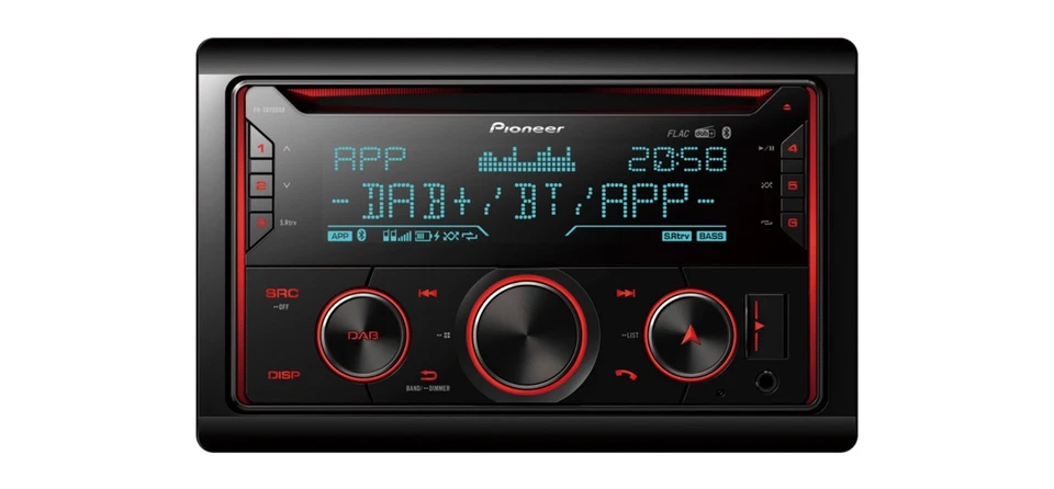 Pioneer FH-X840DAB 2 DIN Lettore Multimediale - Nero - Immagine 2 di 2