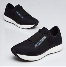 Prada Logo Sneakers Black W for sale | eBay