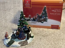 Rare Home Accents Holiday Canterbury Lane Village Scene Porcelain House #842563