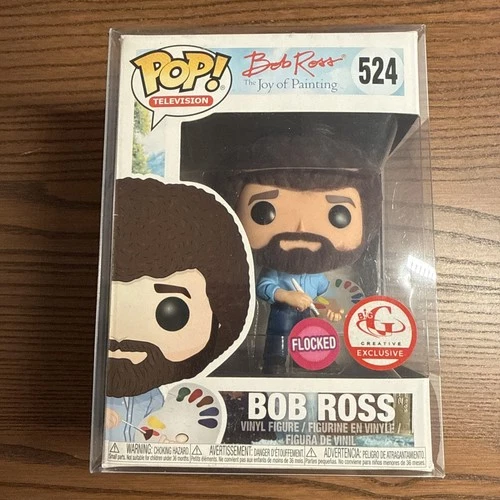 Funko POP! Television: Bob Ross #524 (Flocked)