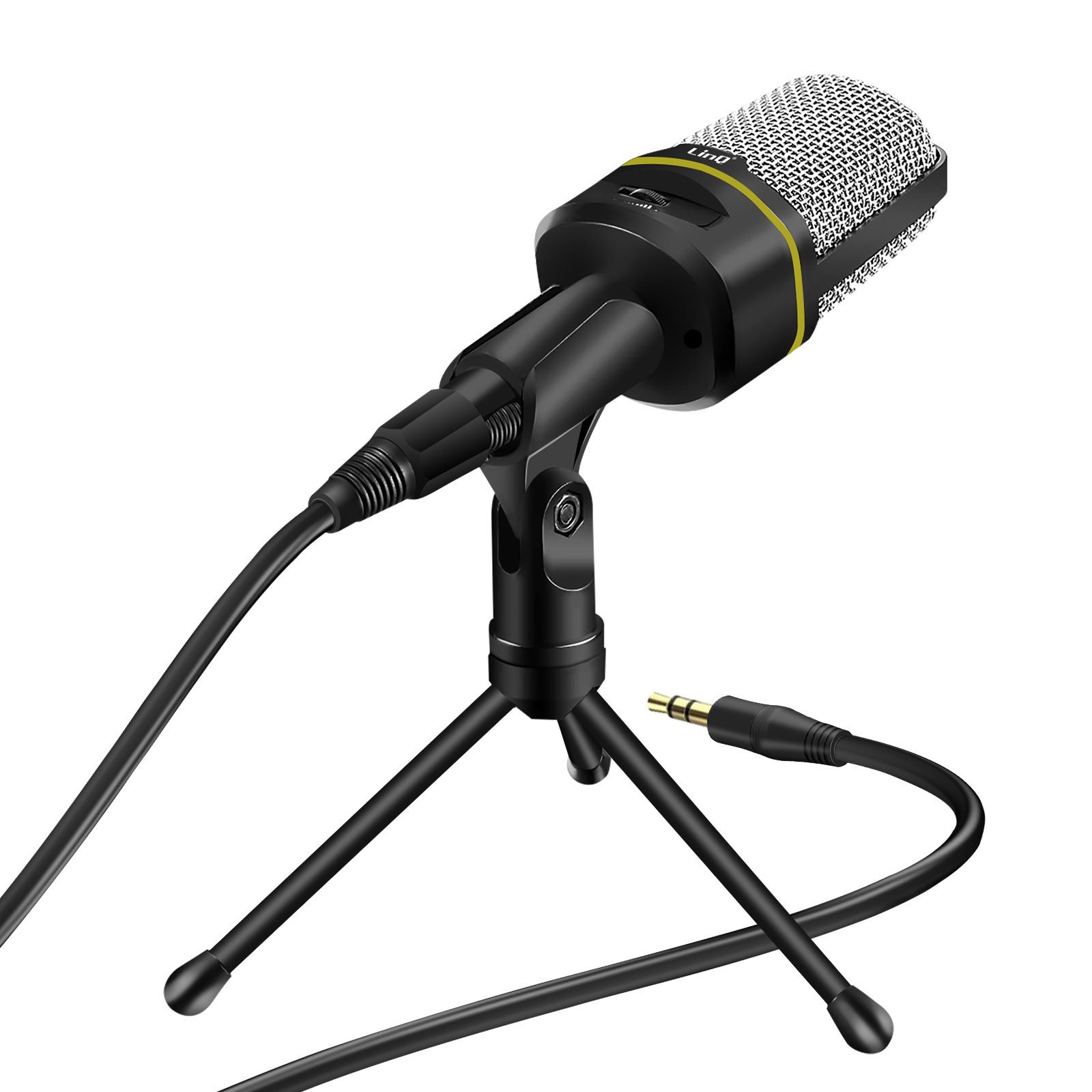 Microphone de bureau filaire LinQ pour télétravail et cours en ligne