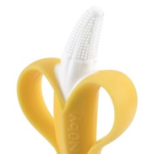 Kids Yellow Banana Teether with Grip