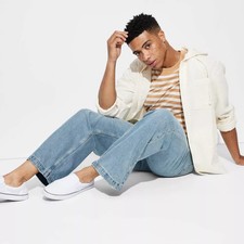 Men's Baggy Fit Jeans - Original Use Medium Wash 34x34