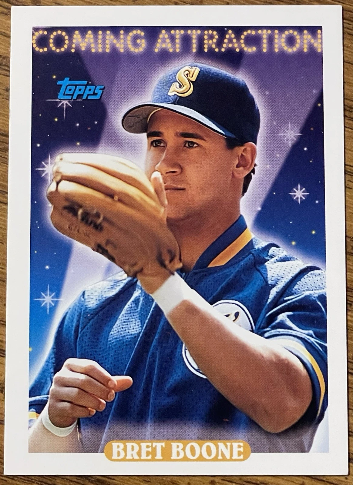 Bret Boone 1993 Topps Rookie Card #808 Seattle Mariners MLB RC Free Shipping