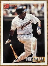 Tony Gwynn 1993 Bowman Baseball Card #630 San Diego Padres MLB HOF Free Shipping