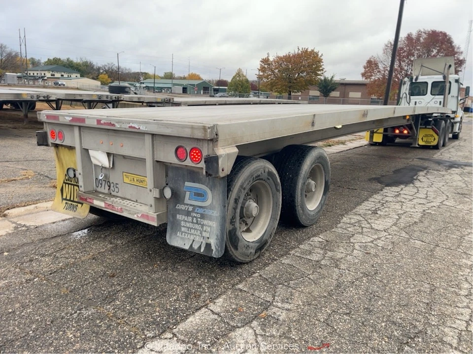 2022 East Manufacturing 48' Flatbed Aluminum T/A Semi Trailer bidadoo -Repair - Image 4 of 4