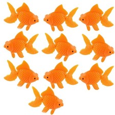 Artificial Floating Orange Fish Bowl Decor 10PCS for Aquarium Decoration