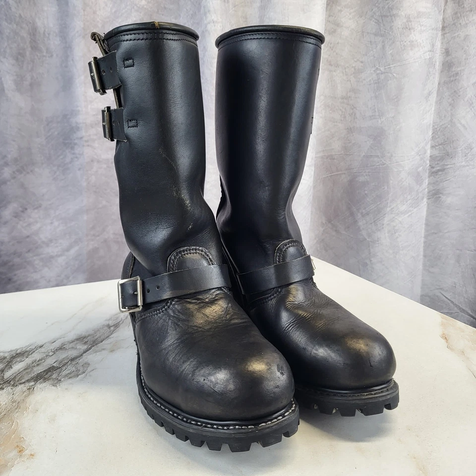 Botas de motociclista masculinas Carolina USA Composite Toe Engineer tamanho 7.5 R pretas - Imagem 2 de 4