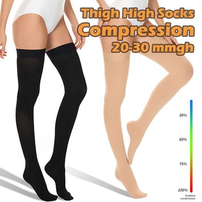 Thigh High Compression Stocking 30mmHg Varicose Vein Pain Relief Support Socks