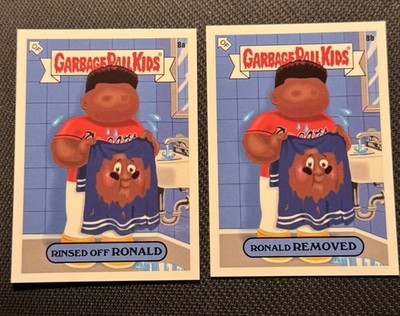 2022 Topps MLB x GPK Garbage Pail Kids: Series 1 Ronald Acuna Jr. 8a and 8b