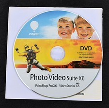 COREL DVD Photo Video Suite X6 Software with Serial Numbers Tested for Install