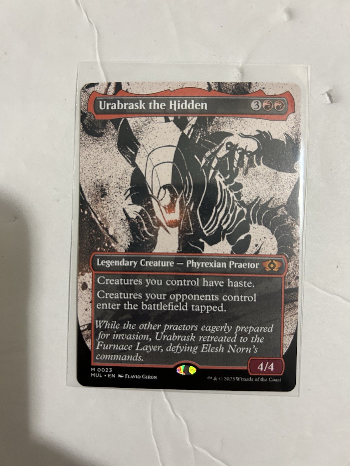 MTG Urabrask the Hidden Showcase - Multiverse Legends #023