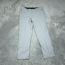 Kenneth Cole Mens Slim Fit Performance Dress Pants Gray 36x30 6966