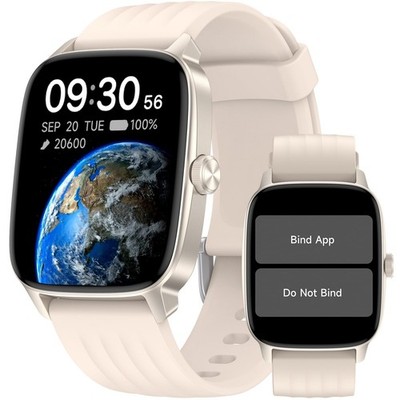DAVIKO Pedometer Watch Senior Friendly No App/Phone Required, Waterproof Fitn...