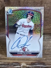 2023 Bowman - Chrome Prospect Mega Box Autographs Chase Delauter #BMA-CD (AU,...
