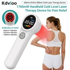 1760mW Handheld Cold Laser Therapy LLLT Device for Arthritis Back Pain Home Use
