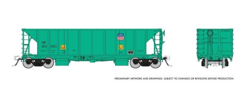 Rapido ~ Escala HO ~ Tolva de lastre NSC ~ Union Pacific #901676 ~ 158022-901676 | Zustand: New