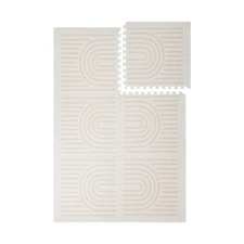 Toddlekind Playmat - Premium Foam Playmat, 4 x 6 feet, 6 Tile Extra Thick Foa...