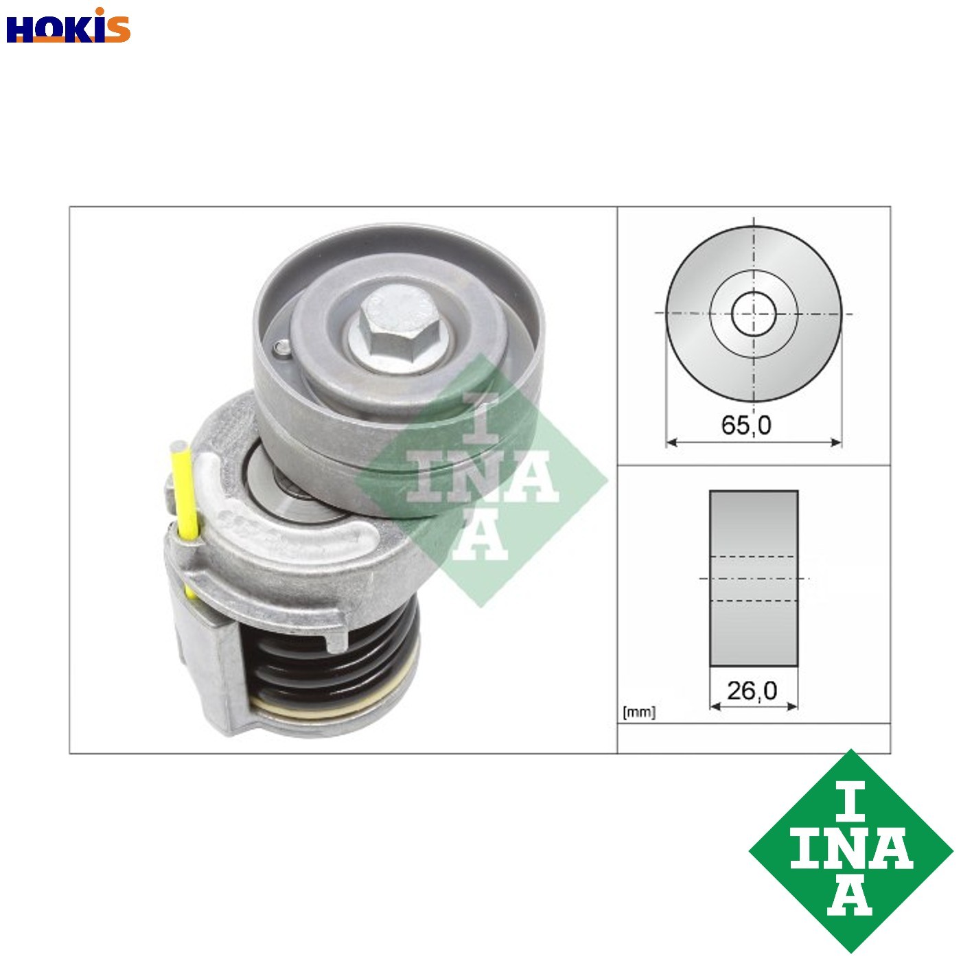 TENSIONER LEVER VRIBBED BELT 534 0346 10 FOR SKODA VW GOLF/VI BORA SHARAN EOS - Image 21