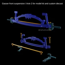 1:25-1:24 Scale Gasser Front Axle Kit