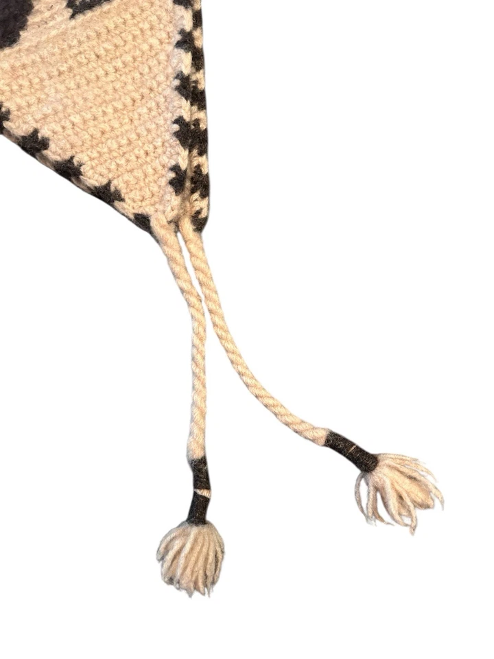 Rare Polo Ralph Lauren RL Moose Christmas Hat Wool Ear Flaps Preowned Good - Image 4 of 4