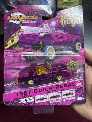 MAISTO 1987 BUICK REGAL, 2024 LAS VEGAS SUPER CON, 3 RIDE HEIGHTS 1:64