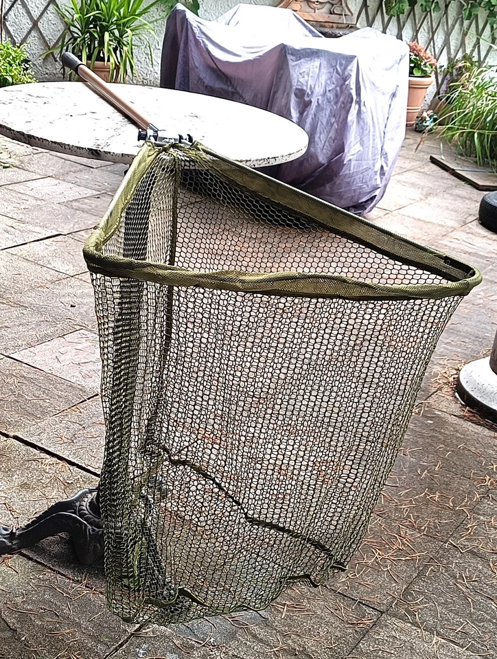 Kescher Angelkescher mit Teleskopstange und Faltautomatik