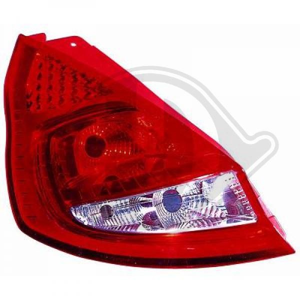 Diederichs RüCkleuchte Links 3/5-TüRig FüR Ford Fiesta 08-12-image