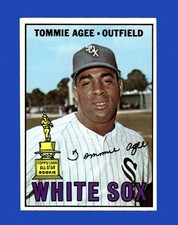 1967 Topps Set-Break #455 Tommie Agee NM-MT OR BETTER *GMCARDS*