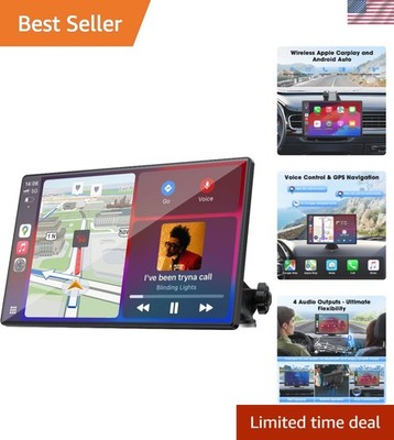 9'' Wireless CarPlay & Android Auto Screen for Ultimate In-Car Entertainment