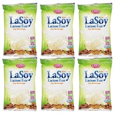 Lasco Lasoy Almond Lactose Free Soy Beverage 80g (Pack of 6) - Tariffs are paid 