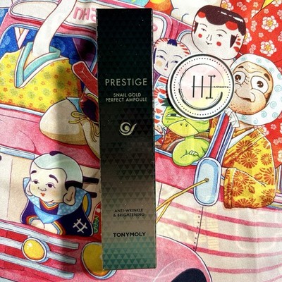 美容液 TONYMOLYPrestigeSnailGoldPerfectAmpoule TONYMOLY Prestige Korea Snail Gold Perfect Ampoule Essence 15mL