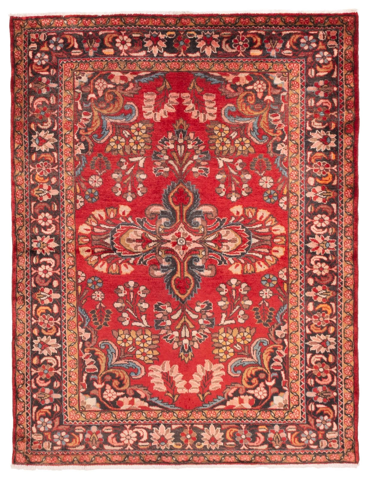 Traditional Vintage Hand-Knotted Area Rug 5'3" x 7'0" Oriental Wool Carpet
Opens in a new window or