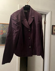 Amanda Smith Purple 2-Piece Skirt Suit Size 22 Single-Breasted 3-Button — photo 1