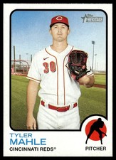 2022 Topps Heritage Tyler Mahle Cincinnati Reds #2