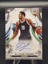 2024-25 TOPPS INCEPTION DAY'RON SHARPE AUTO SP BROOKLYN NETS AUTOGRAPH